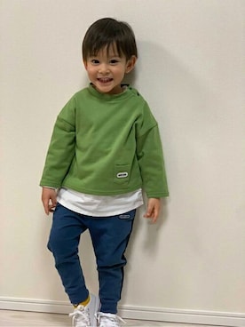 petit　main・b-roomさん（キッズ・90cm）の春コーディネート