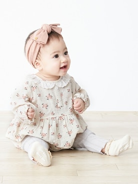 「ベビーコーデ」｜petit　main・b-roomさん（キッズ・62cm）の春コーディネート