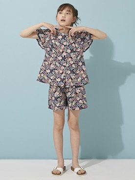 「Lycee mine（リセマイン）のアイテム」を使った、petit　main・b-roomさん（キッズ・145cm）の春コーディネート