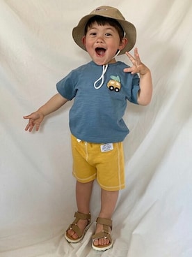 petit　main・b-roomさん（キッズ・87cm）の春コーディネート