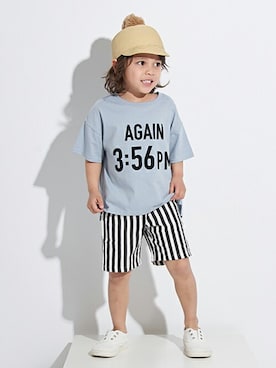 「b・ROOM（ビールーム）のアイテム（帽子）」を使った、petit　main・b-roomさん（キッズ・105cm）の春コーディネート