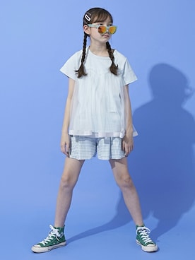 「girl」｜petit　main・b-roomさん（キッズ・145cm）の春コーディネート
