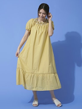 「petit main LIEN（プティマインリアン）のアイテム」を使った、petit　main・b-roomさん（レディース・163cm）の春コーディネート