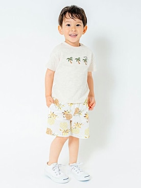 petit　main・b-roomさん（キッズ・90cm）の夏コーディネート