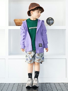 petit　main・b-roomさん（キッズ・105cm）の春コーディネート