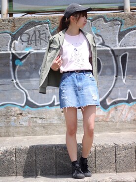 Yoshiさん（レディース・162cm）の春コーディネート