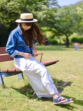 「gooutwith」｜Yoshiさん（レディース・162cm）の春コーディネート
