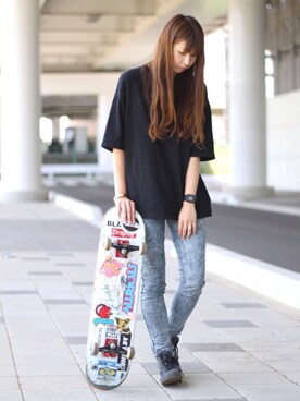 Yoshiさん（レディース・162cm）の夏コーディネート