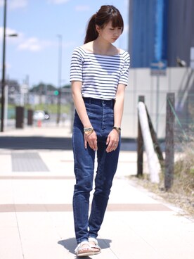 Yoshiさん（レディース・162cm）の夏コーディネート