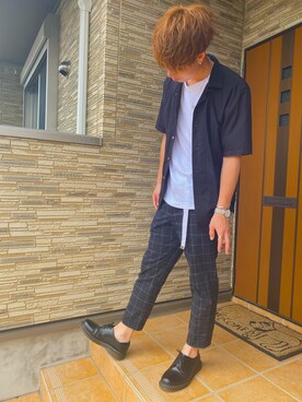 「おとなコーデ」｜「アイテム（アナログ腕時計）」を使った、kyoさん（メンズ・178cm）の夏コーディネート