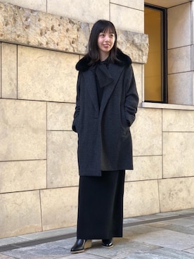 松岡　蘭奈さん（レディース・159cm）の秋コーディネート