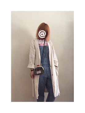 「MONKI（モンキ）のアイテム（オールインワン・サロペット）」を使った、Candyさん（レディース・155cm）の春コーディネート