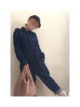 「INFIELDER DESIGN（インフィールダーデザイン）のアイテム」を使った、Candyさん（レディース・155cm）の春コーディネート