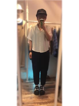 「INFIELDER DESIGN（インフィールダーデザイン）のアイテム」を使った、Candyさん（レディース・155cm）の夏コーディネート