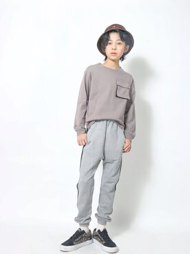 「jeans-b（ジーンズベー）のアイテム」を使った、toiさん（キッズ・150cm）の冬コーディネート