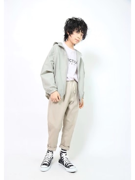 「ペールトーン」｜「アイテム（ジャケット/アウター）」を使った、toiさん（キッズ・150cm）の春コーディネート