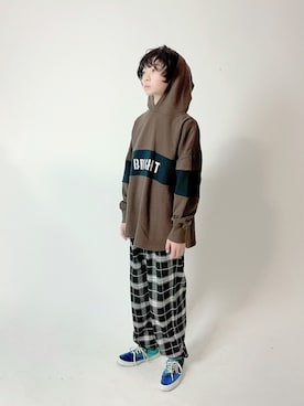 「jeans-b（ジーンズベー）のアイテム」を使った、toiさん（キッズ・152cm）の春コーディネート