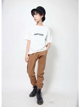 「jeans-b（ジーンズベー）のアイテム」を使った、toiさん（キッズ・152cm）の春コーディネート