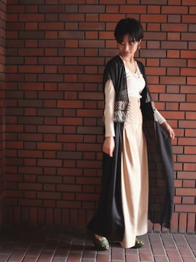 「ebony」｜こみなみさん（レディース・164cm）の春コーディネート
