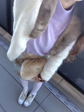 のんみちさん（レディース・158cm）の冬コーディネート