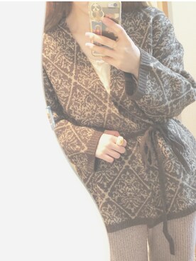 のんみちさん（レディース・158cm）の冬コーディネート