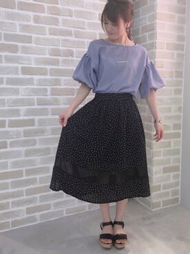 「nature」｜うっぴさん（レディース・156cm）の春コーディネート
