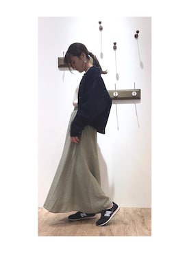 「Lee（リー）のアイテム（ニット/セーター）」を使った、うっぴさん（レディース・156cm）の秋コーディネート