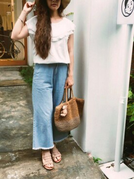 CHI  TUさん（レディース・157cm）の夏コーディネート