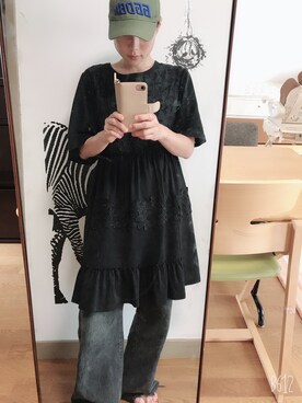 「SEE BY CHLOE（シーバイクロエ）のアイテム（ワンピース/ドレス）」を使った、mannyさん（レディース・160cm）の夏コーディネート