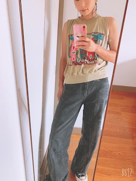 「Simon Miller（サイモン・ミラー）のアイテム（パンツ）」を使った、mannyさん（レディース・160cm）の秋コーディネート