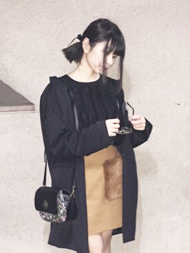 「オルチャンファッション」｜「アイテム（スリッポン）」を使った、KAEDE 카에데さん（レディース・151cm）の秋コーディネート