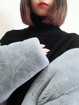 「オルチャンファッション」｜「アイテム（その他アウター）」を使った、KAEDE 카에데さん（レディース・151cm）の冬コーディネート