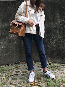 「MIRYOKU（ミリョク）のアイテム」を使った、Elania.hさん（レディース・156cm）の秋コーディネート