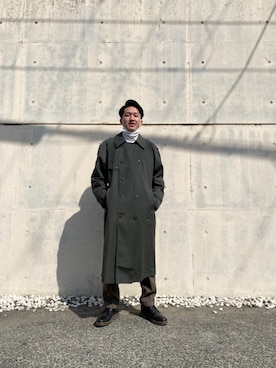 「UNIQLO（ユニクロ）のタートルネックT（長袖）（Tシャツ/カットソー）」を使った、hikaru1759さん（メンズ・172cm）の春コーディネート