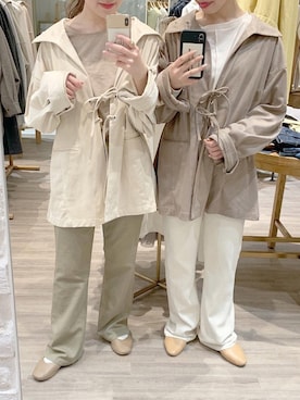 「kastane_ootd」｜「アイテム（その他アウター）」を使った、gumiさん（レディース・156cm）の冬コーディネート