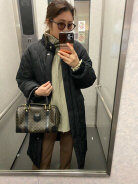 「adsr」｜「アイテム（ジャケット/アウター）」を使った、みささん（レディース・162cm）の冬コーディネート