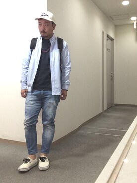 よんさん（メンズ・166cm）の春コーディネート