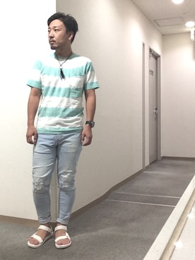 「大人サーフ」｜よんさん（メンズ・166cm）の夏コーディネート