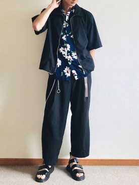 かわさん（メンズ・182cm）の夏コーディネート