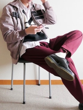 かわさん（メンズ・182cm）の春コーディネート