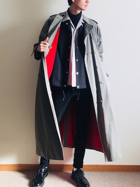 かわさん（メンズ・182cm）の冬コーディネート
