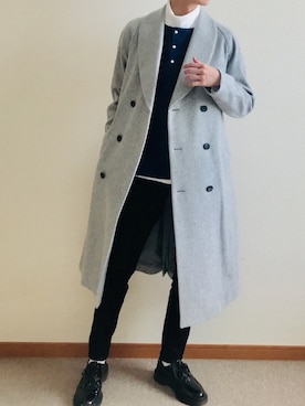 かわさん（メンズ・182cm）の冬コーディネート