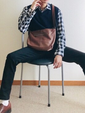かわさん(メンズ・182cm)の秋コーディネート