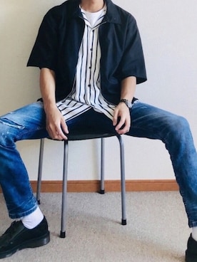 かわさん（メンズ・182cm）の秋コーディネート