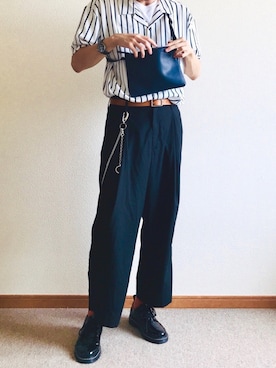 かわさん（メンズ・182cm）の夏コーディネート