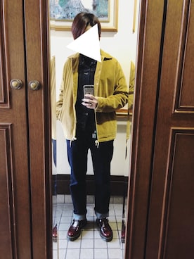 「無印良品（ムジルシリョウヒン）のアイテム（デニムジャケット）」を使った、Yuka さん（レディース・165cm）の春コーディネート