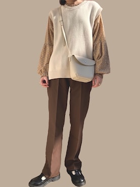 uuさん（レディース・159cm）の春コーディネート