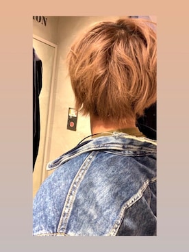 「金髪」｜「アイテム（デニムジャケット）」を使った、彼氏がかっこいいさん（レディース・160cm）の春コーディネート