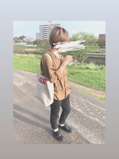 彼氏がかっこいい Guのシャツ ブラウスを使ったコーディネート Wear