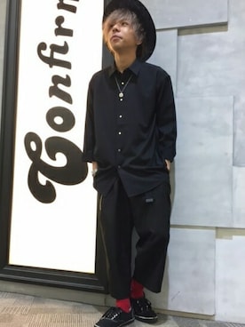 「アパレルスタッフ」｜「アイテム（スラックス）」を使った、まさとさん（メンズ・161cm）の春コーディネート